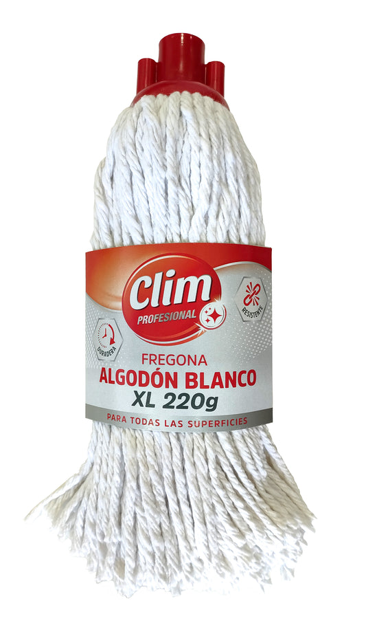 FREGONA ALGODÓN BLANCO EXTRA ABSORBENTE 220GR