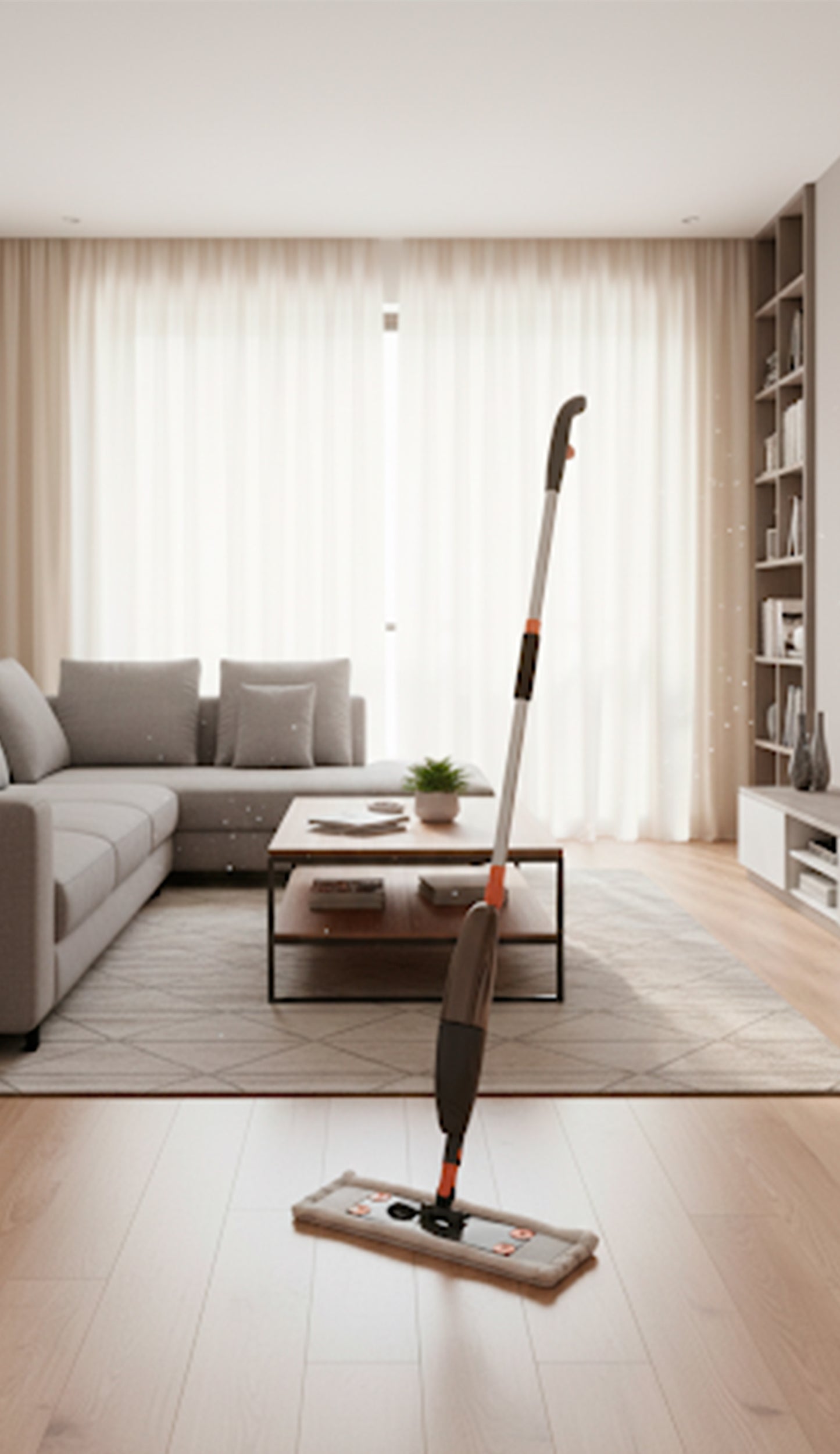 Spray Mop Clim Profesional mopa con spray limpieza 3 en 1: suelos, ventanas y paredes