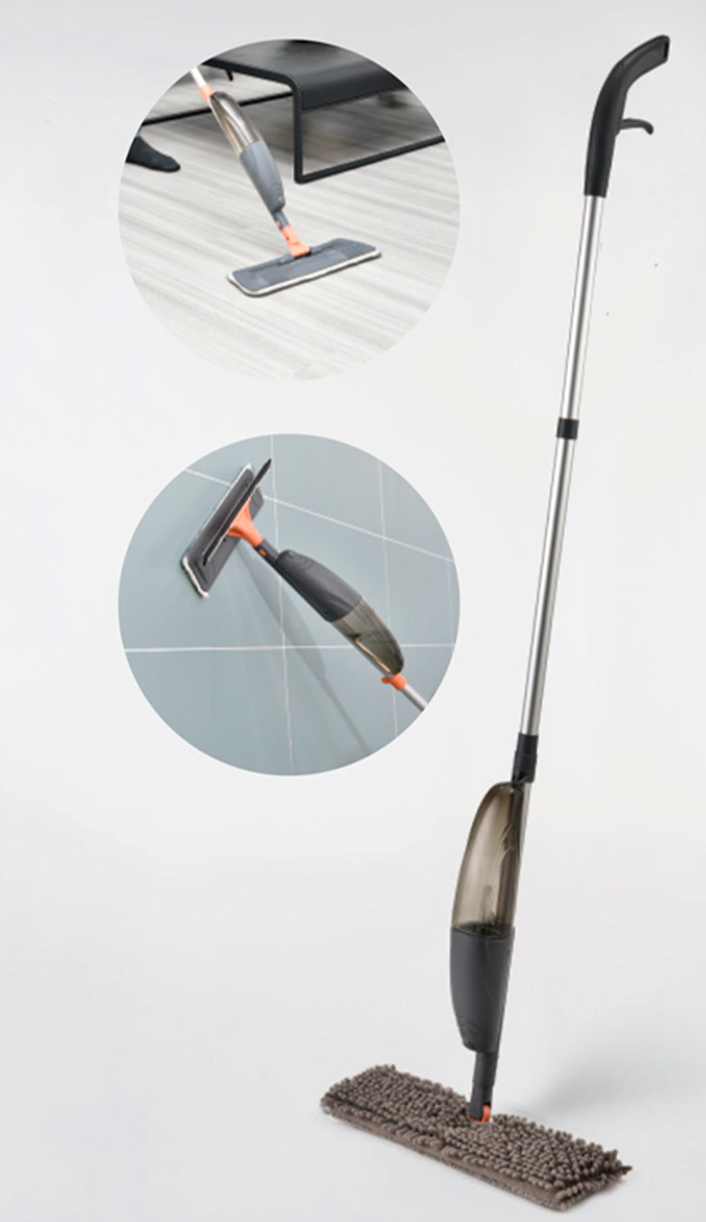 Spray Mop Clim Profesional mopa con spray limpieza 3 en 1: suelos, ventanas y paredes